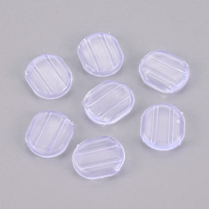 Silicone clip on  comfort backs 10 x pieces