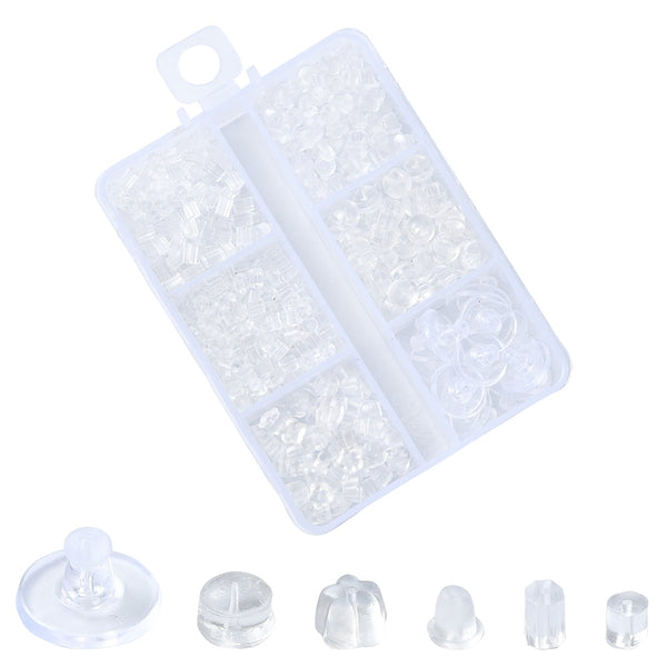 Earring backs bulk mix pack - 600 pieces