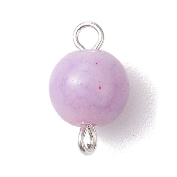 Mixed pack of glass charms x 100 pieces