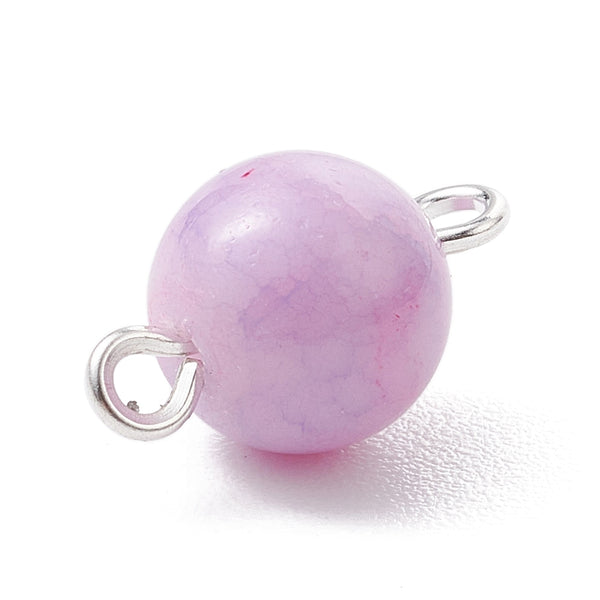 Mixed pack of glass charms x 100 pieces