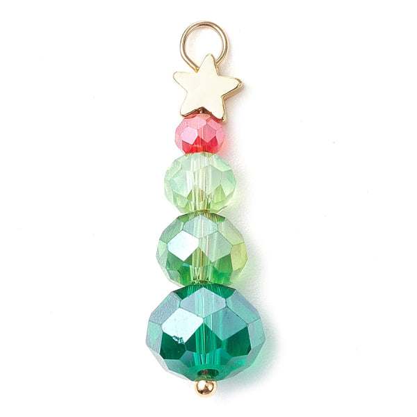 Christmas tree bead charms x  pieces 4