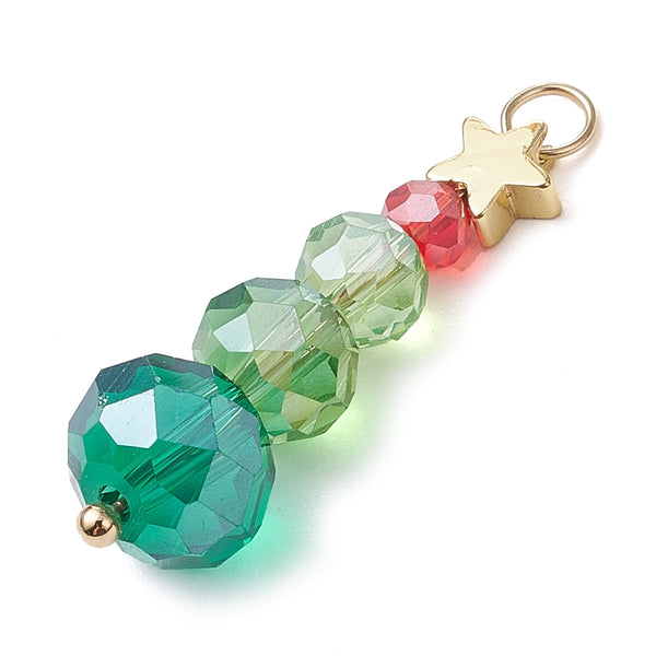 Christmas tree bead charms x  pieces 4
