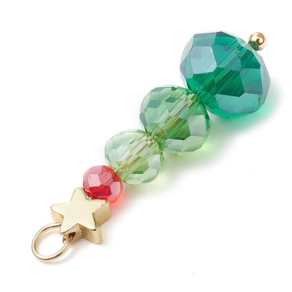 Christmas tree bead charms x  pieces 4