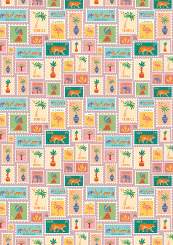 Tropical stamp transfer paper - 499