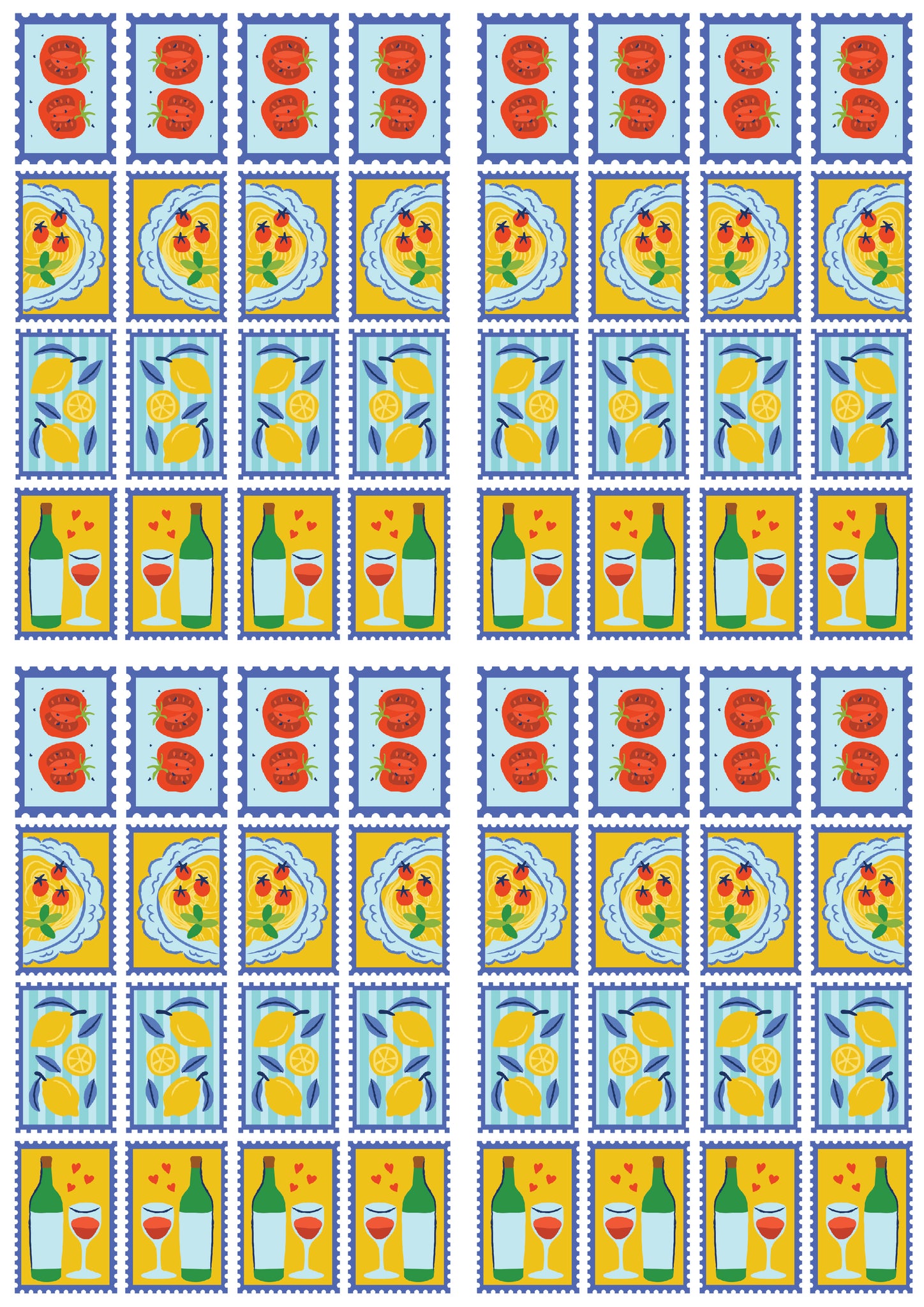 Summer Almafi transfer & cutter set - STYLE 2