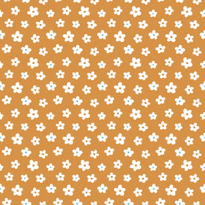 Mustard & white flowers