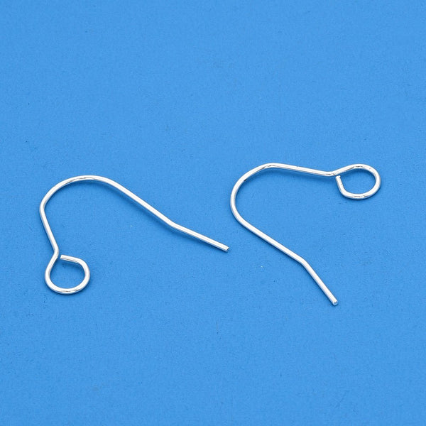 All in one bright silver plated stainless steel hooks