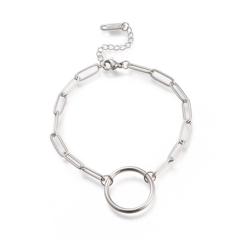 Stainless steel plated bracelet x 1