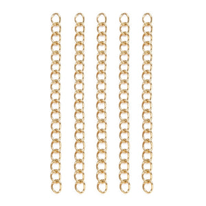 Genuine 18K gold plated stainless steel chain extender  x 10 pieces
