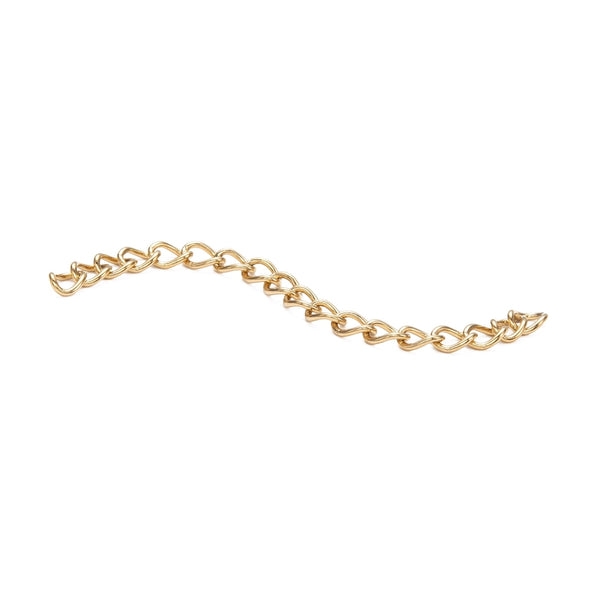 Genuine 18K gold plated stainless steel chain extender  x 10 pieces