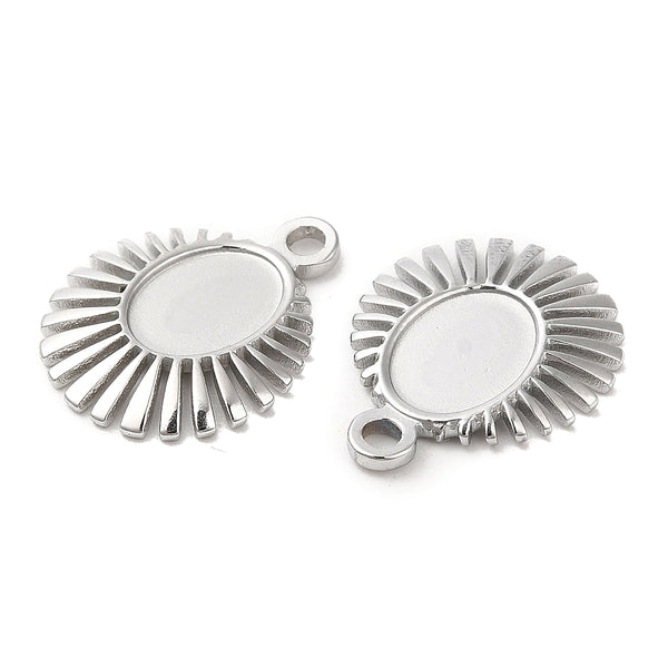 Stainless steel sun charms x 4 pieces (Copy)