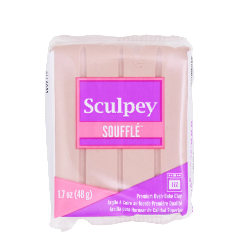 NEW Sculpey Souffle Almond Rose  - 52g