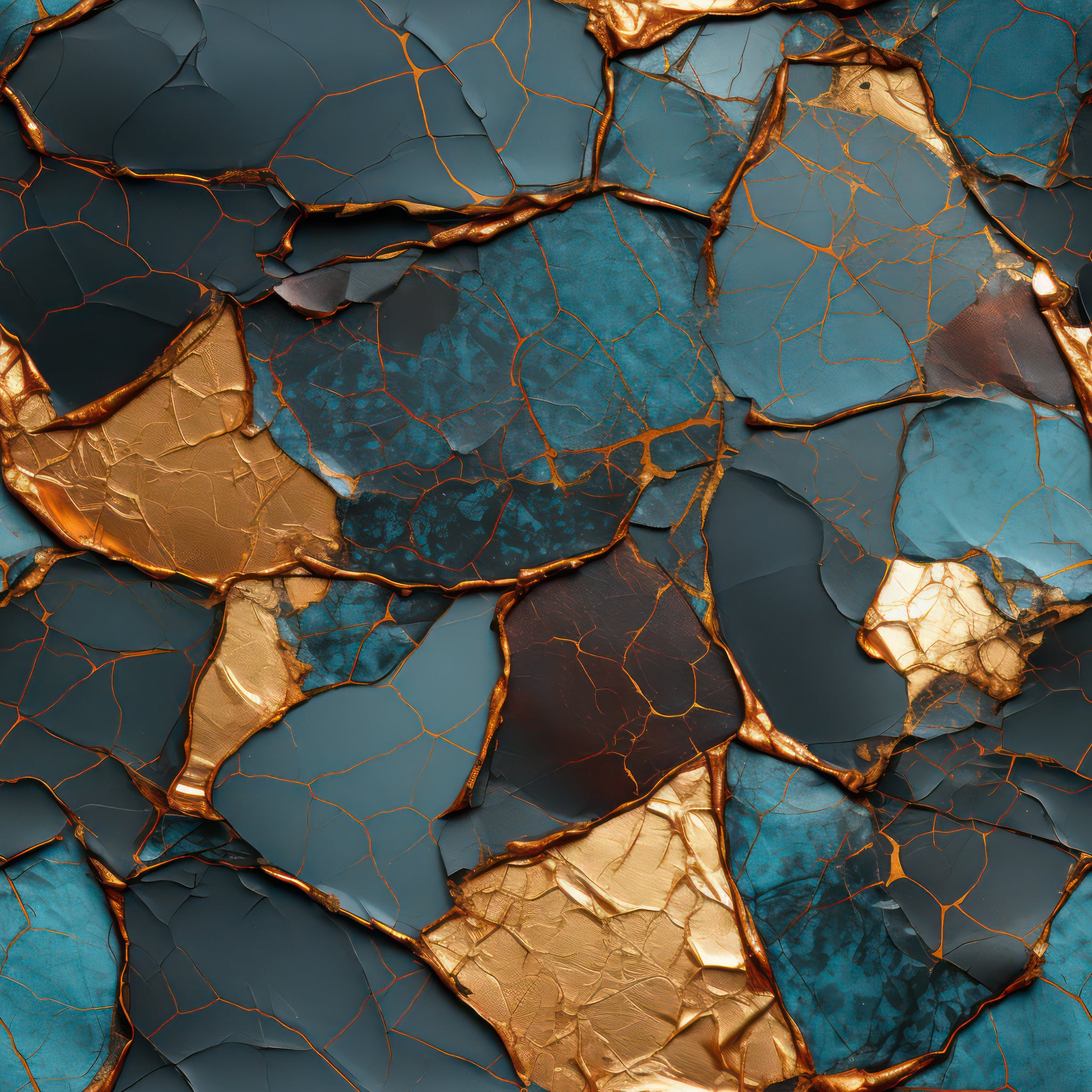 Cracked paper Image transfer paper style 3