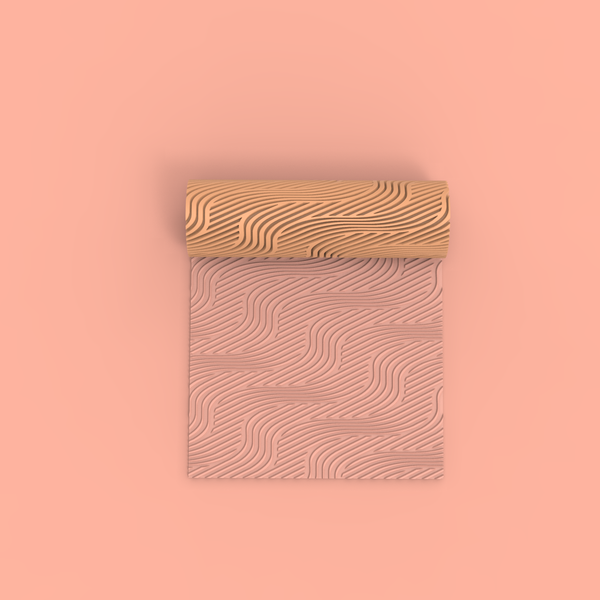 Summer wave texture roller