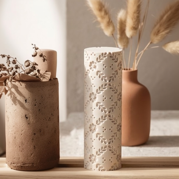 Vintage garden texture roller