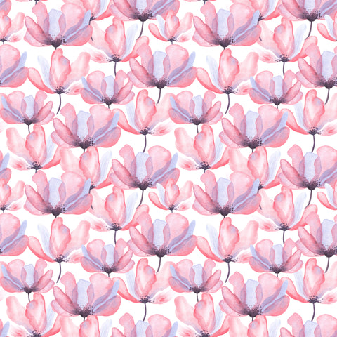 Abstract pink botanical flowers paper Image transfer paper