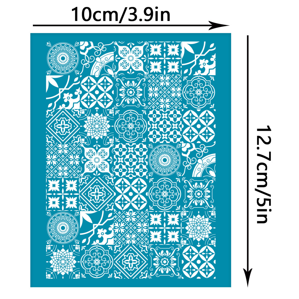 Moroccan tile print silkscreens