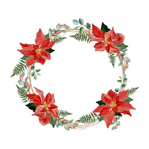 Christmas wreath trinket dish paper