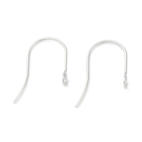 Tarnish resistant 316 surgical stainless steel front facing hooks x 20 pieces