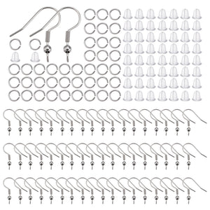 BULK 304 stainless steel hook earring kit 900 total pieces