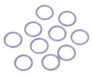 LILAC - Coloured Jump rings - 10mm X 100 pieces