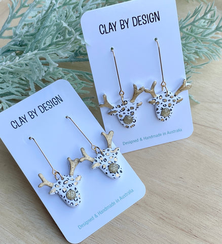 Leopard Gold Reindeers