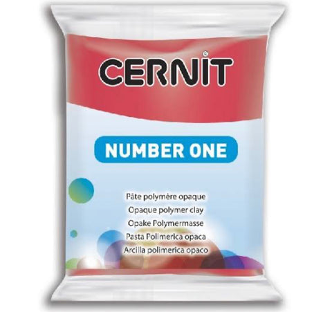 Cernit Number One - 56g -  Christmas Red