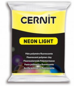 Cernit Neon Light - 56g -  Yellow