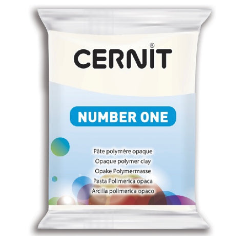 Cernit Number One - 56g -  Opaque White