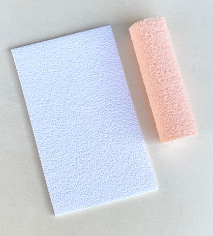 Sandpaper texture rollers