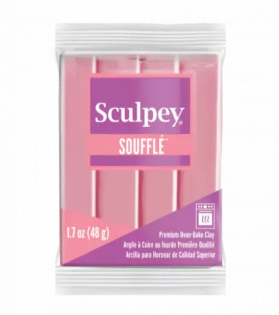 NEW Sculpey Souffle French Pink  - 52g