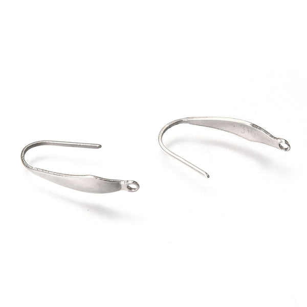 Surgical Stainless steel earring hooks x 10 pieces (5pairs)