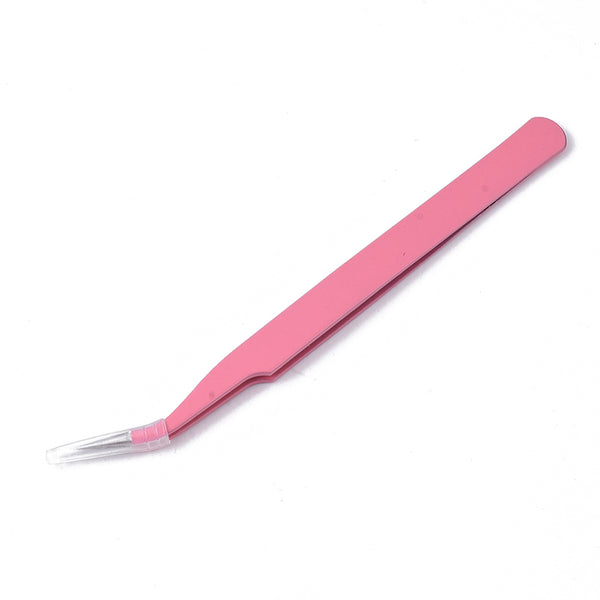 Pink precision tweezers 1 x pieces